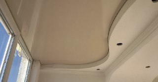 Натяжной потолок на балкон Ломоносов, цена 6254 руб.