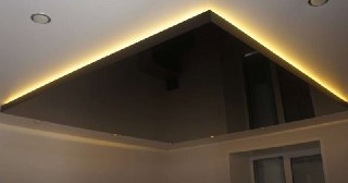 Натяжной потолок с подсветкой Ломоносов, цена от 2127 руб.